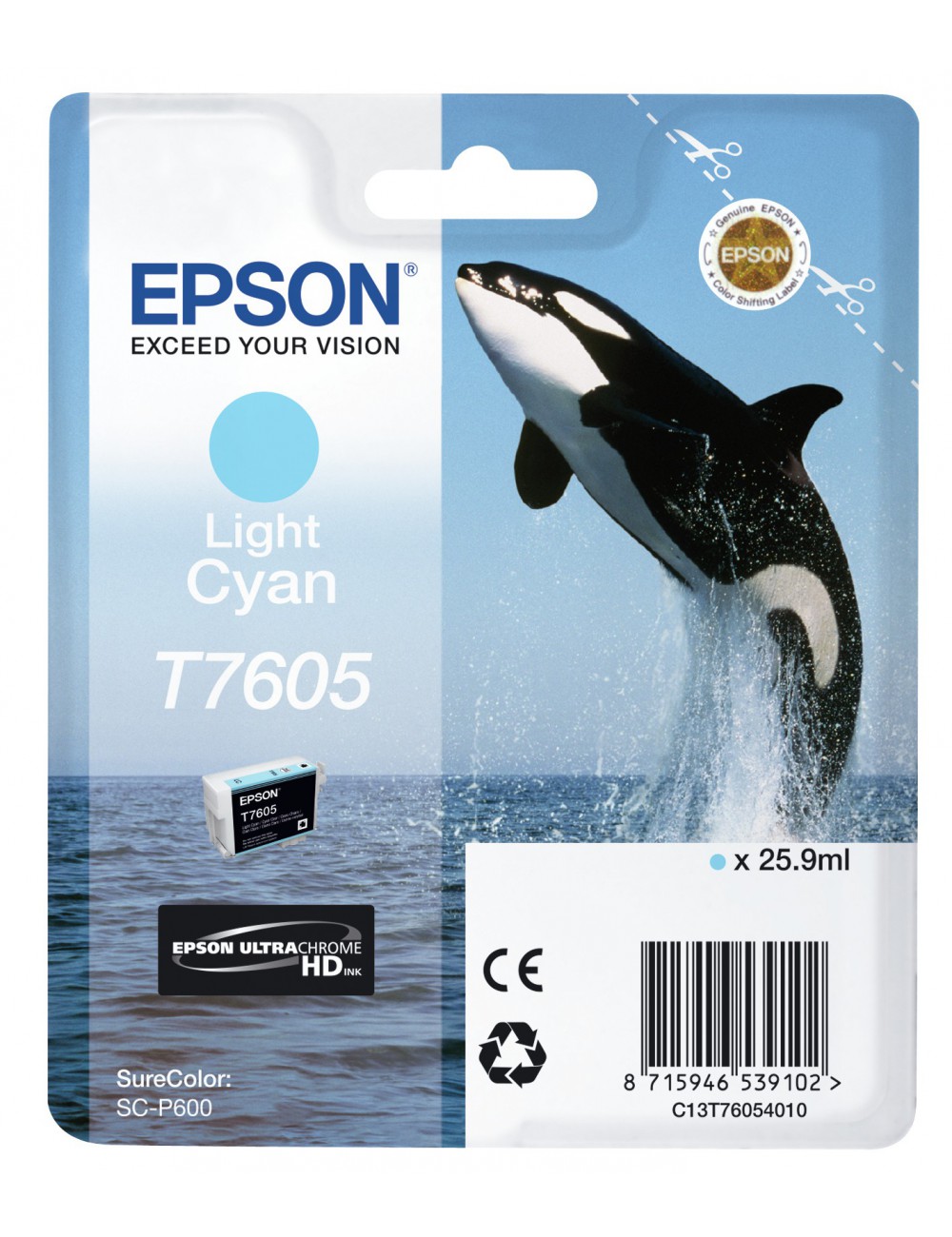 Epson T7605 Cian claro