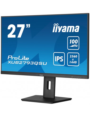 iiyama ProLite XUB2793QSU-B6 LED display 68,6 cm (27") 2560 x 1440 Pixeles Quad HD Negro
