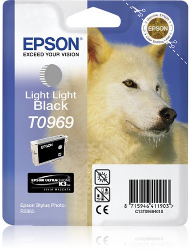 Epson Husky Cartouche "Loup" - Encre UltraChrome K3 VM Gris clair