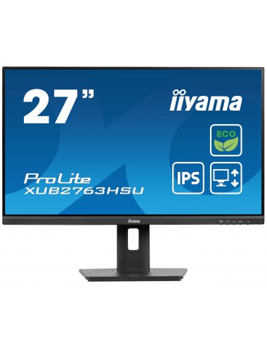 iiyama ProLite XUB2763HSU-B1 écran plat de PC 68,6 cm (27") 1920 x 1080 pixels Full HD LED Noir
