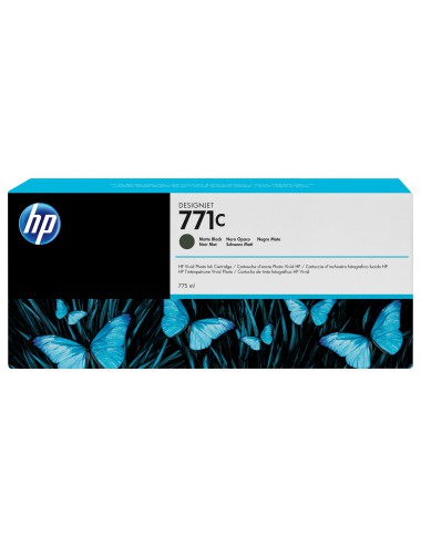 HP Cartucho de tinta DesignJet 771C negro mate de 775 ml