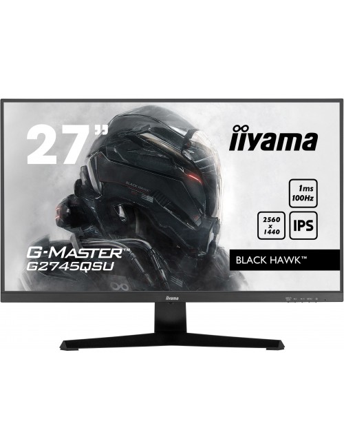 iiyama G-MASTER G2745QSU-B1 écran plat de PC 68,6 cm (27") 2560 x 1440 pixels Dual WQHD LED Noir