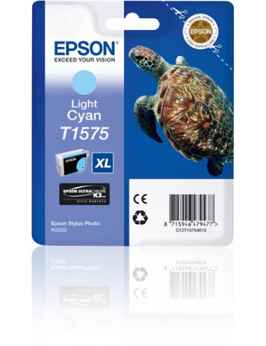 Epson Turtle Cartucho T1575 cian claro