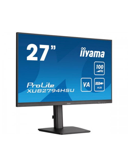 iiyama ProLite XUB2794HSU-B6 écran plat de PC 68,6 cm (27") 1920 x 1080 pixels Full HD Noir