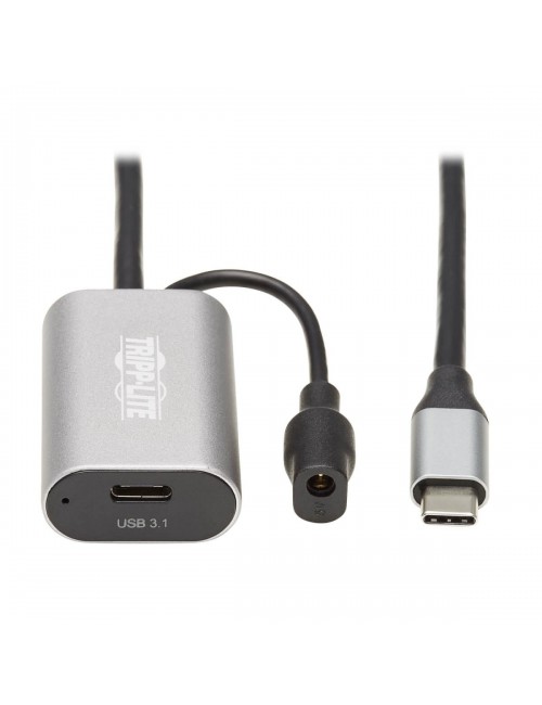 Tripp Lite U330-05M-C2C Cable de Extensión Activa USB-C - USB-C a USB-C (M H), USB 3.1 Gen 1, Solo Datos, 5 m [16 pies]