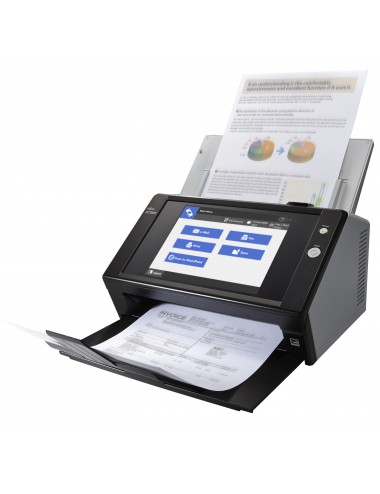 Fujitsu N7100E Escáner con alimentador automático de documentos (ADF) 600 x 600 DPI A4 Negro