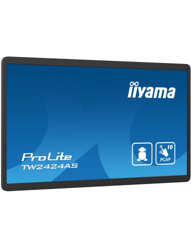 iiyama TW2424AS-B1 pantalla de señalización Pantalla plana para señalización digital 60,5 cm (23.8") Wifi 250 cd m² 4K Ultra