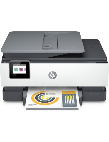 HP OfficeJet Pro Imprimante Tout-en-un HP 8022e, Couleur, Imprimante pour Domicile, Impression, copie, scan, fax, HP+
