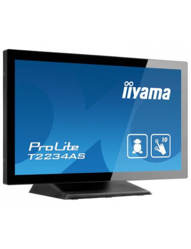 iiyama ProLite T2234AS-B1 Monitor PC 54,6 cm (21.5") 1920 x 1080 Pixel Full HD Touch screen Multi utente Nero