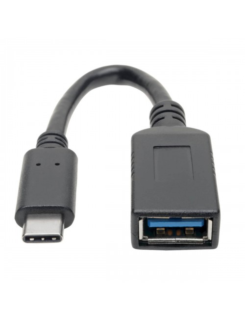 Tripp Lite U428-C6N-F Adaptador USB-C a USB-A (M H), USB 3.1 Gen 1 (5 Gbps), Certificado USB-IF, Compatible con Thunderbolt 3,