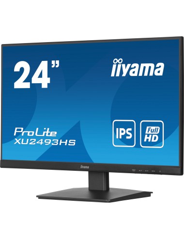 iiyama ProLite XU2493HS-B6 écran plat de PC 60,5 cm (23.8") 1920 x 1080 pixels Full HD LED Noir