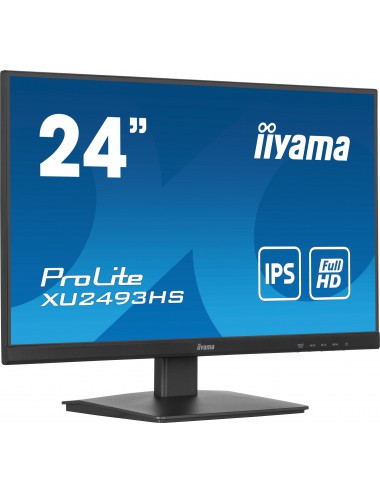 iiyama ProLite XU2493HS-B6 Monitor PC 60,5 cm (23.8") 1920 x 1080 Pixel Full HD LED Nero