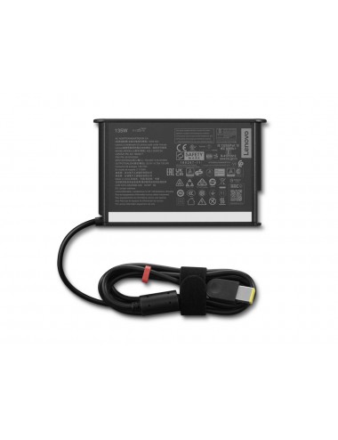 Lenovo 4X21L38724 adaptador e inversor de corriente Interior Negro