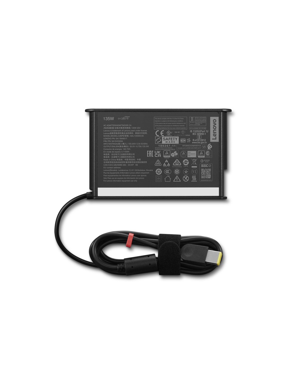 Lenovo 4X21L38724 adaptateur de puissance & onduleur Intérieure Noir