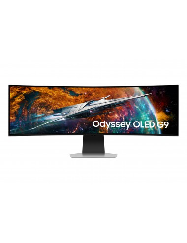 Samsung Odyssey G95SC LED display 124,5 cm (49") 5120 x 1440 pixels Dual QHD OLED Argent