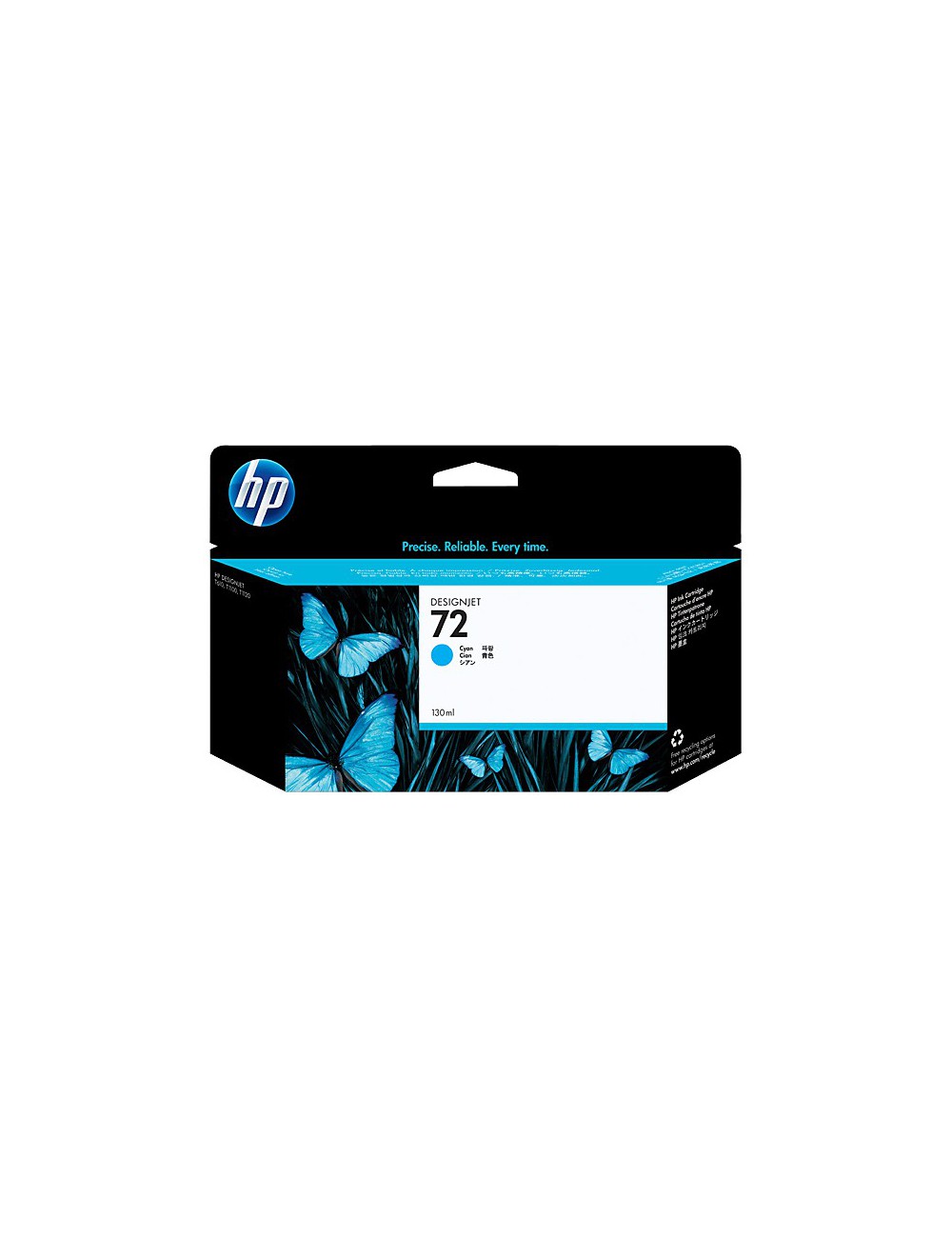 HP 72 cartouche d'encre DesignJet cyan, 130 ml