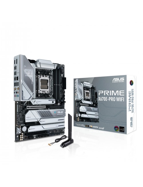 ASUS PRIME X670E-PRO WIFI AMD X670 Emplacement AM5 ATX