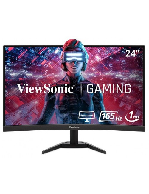 Viewsonic VX Series VX2418C écran plat de PC 61 cm (24") 1920 x 1080 pixels LCD Noir