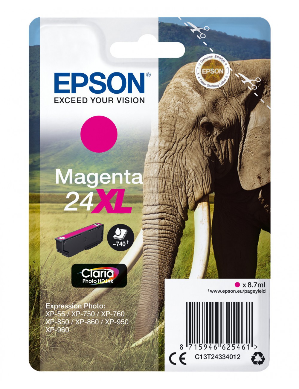 Epson Elephant Cartuccia Magenta XL