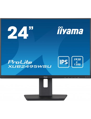 iiyama ProLite XUB2495WSU-B5 Monitor PC 61,2 cm (24.1") 1920 x 1200 Pixel WUXGA LCD Nero