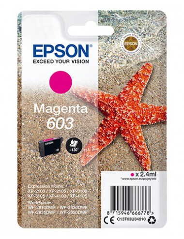 Epson Singlepack Magenta 603 Ink