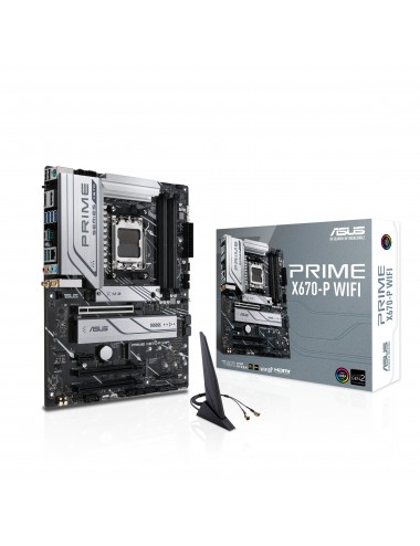 ASUS PRIME X670-P WIFI AMD X670 Emplacement AM5 ATX