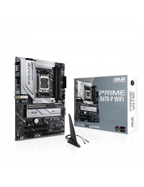 ASUS PRIME X670-P WIFI AMD X670 Zócalo AM5 ATX