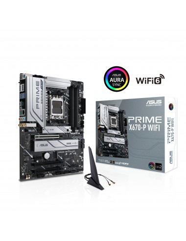 ASUS PRIME X670-P WIFI AMD X670 Presa di corrente AM5 ATX