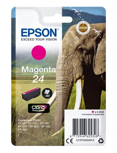 Epson Elephant Cartouche "Eléphant" - Encre Claria Photo HD M