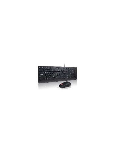 Lenovo 4X30L79921 teclado Ratón incluido USB QWERTY Inglés del Reino Unido Negro