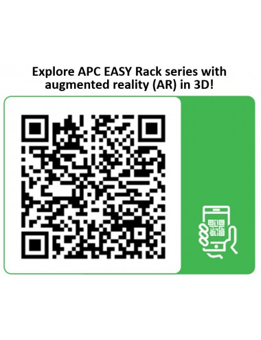 APC Easy Rack 48U Rack autonome Noir
