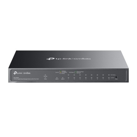 TP-Link Omada ES210GMP commutateur réseau Géré Gigabit Ethernet (10 100 1000) Connexion Ethernet, supportant l'alimentation via
