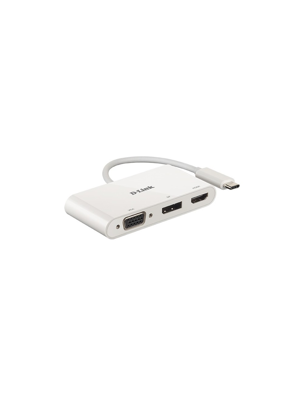 D-Link DUB-V310 base para portátil y replicador de puertos Alámbrico USB 3.2 Gen 1 (3.1 Gen 1) Type-C Blanco