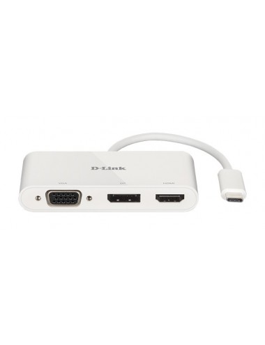 D-Link DUB-V310 station d'accueil Avec fil USB 3.2 Gen 1 (3.1 Gen 1) Type-C Blanc