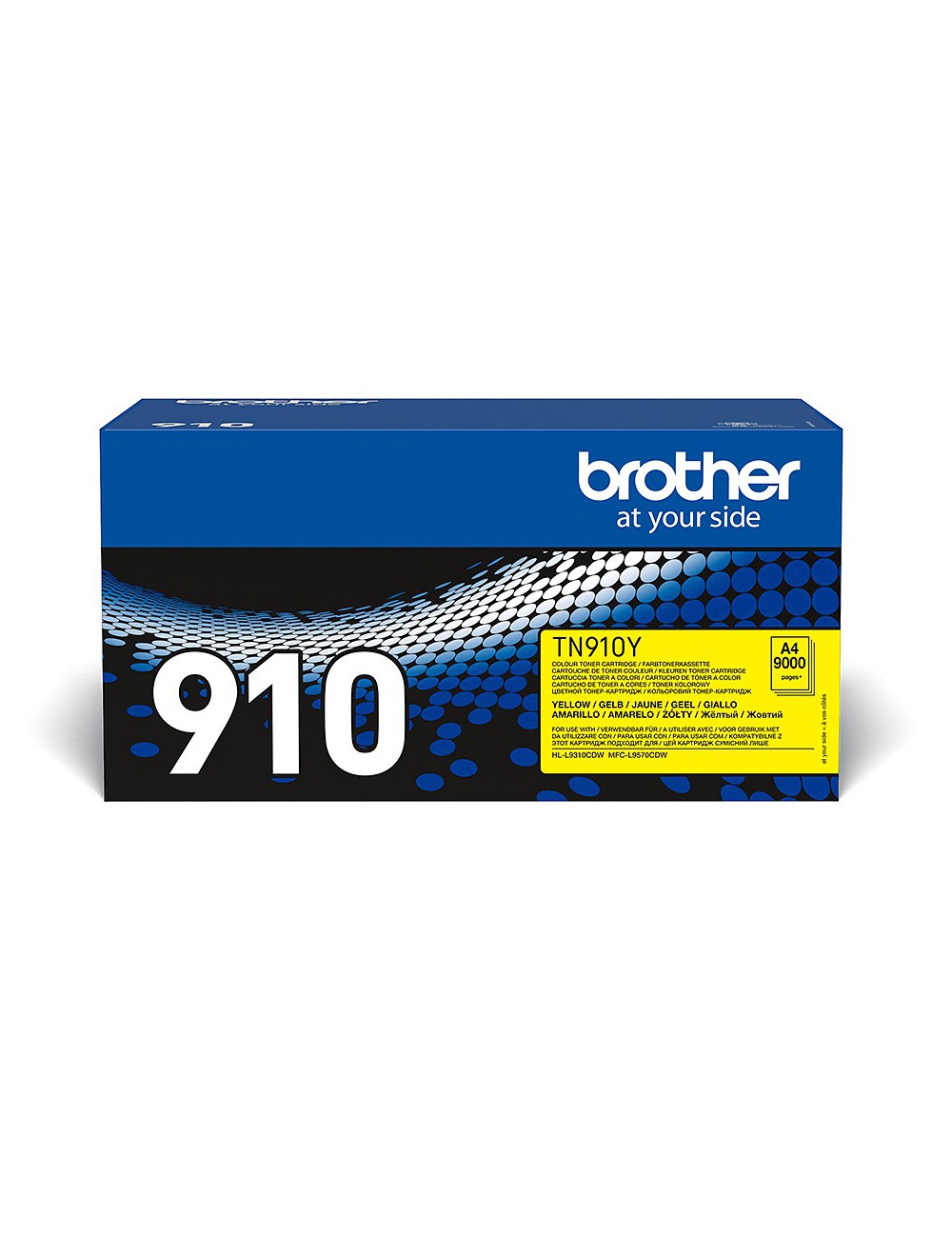 Brother TN-910Y cartucho de tóner 1 pieza(s) Original Amarillo