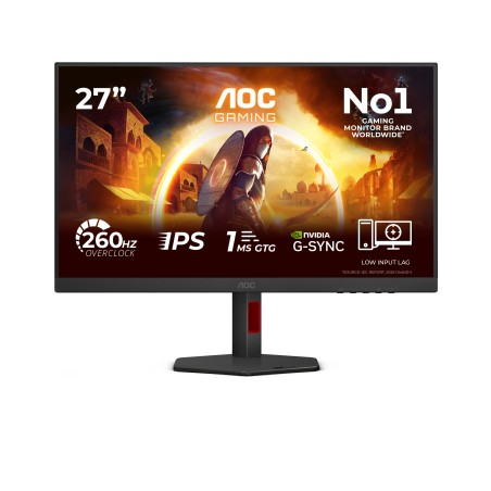 AOC G4 27G4ZR écran plat de PC 68,6 cm (27") 1920 x 1080 pixels Full HD LED Noir, Rouge