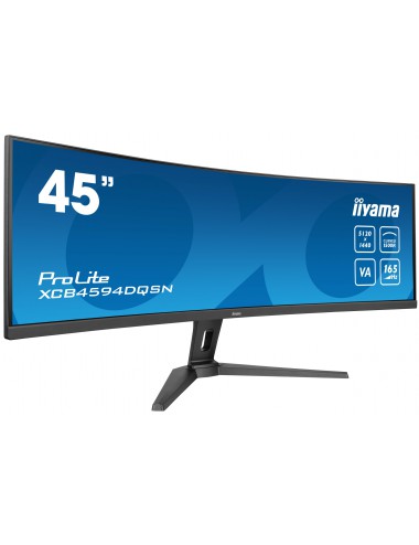 iiyama G-MASTER 45"LCD Curved Bus. UWQHD pantalla para PC 114,3 cm (45") 5120 x 1440 Pixeles Dual QHD LED Negro