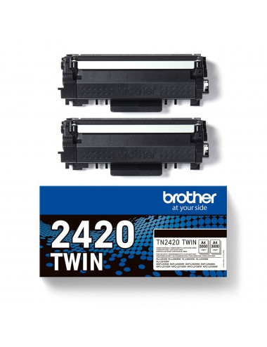 Brother TN-2420TWIN Cartouche de toner 2 pièce(s) Original