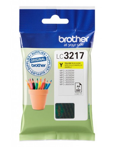 Brother LC-3217Y cartucho de tinta 1 pieza(s) Original Amarillo