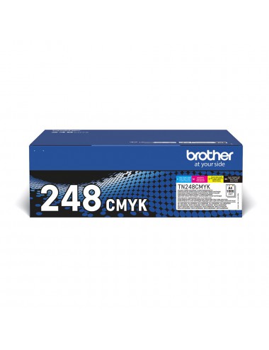 Brother TN-248VAL cartuccia toner 4 pz Originale Nero, Ciano, Magenta, Giallo