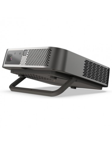 Viewsonic M2e videoproyector Proyector de corto alcance 1000 lúmenes ANSI LED 1080p (1920x1080) 3D Gris, Blanco