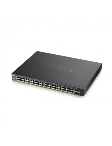 Zyxel XGS1930-52HP Géré L3 Gigabit Ethernet (10 100 1000) Connexion Ethernet, supportant l'alimentation via ce port (PoE) Noir
