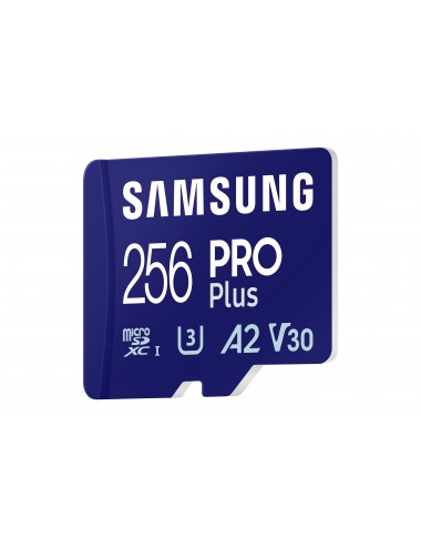 Samsung PRO Plus MB-MD256SA EU mémoire flash 256 Go MicroSD UHS-I Classe 3