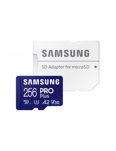 Samsung PRO Plus MB-MD256SA EU mémoire flash 256 Go MicroSD UHS-I Classe 3