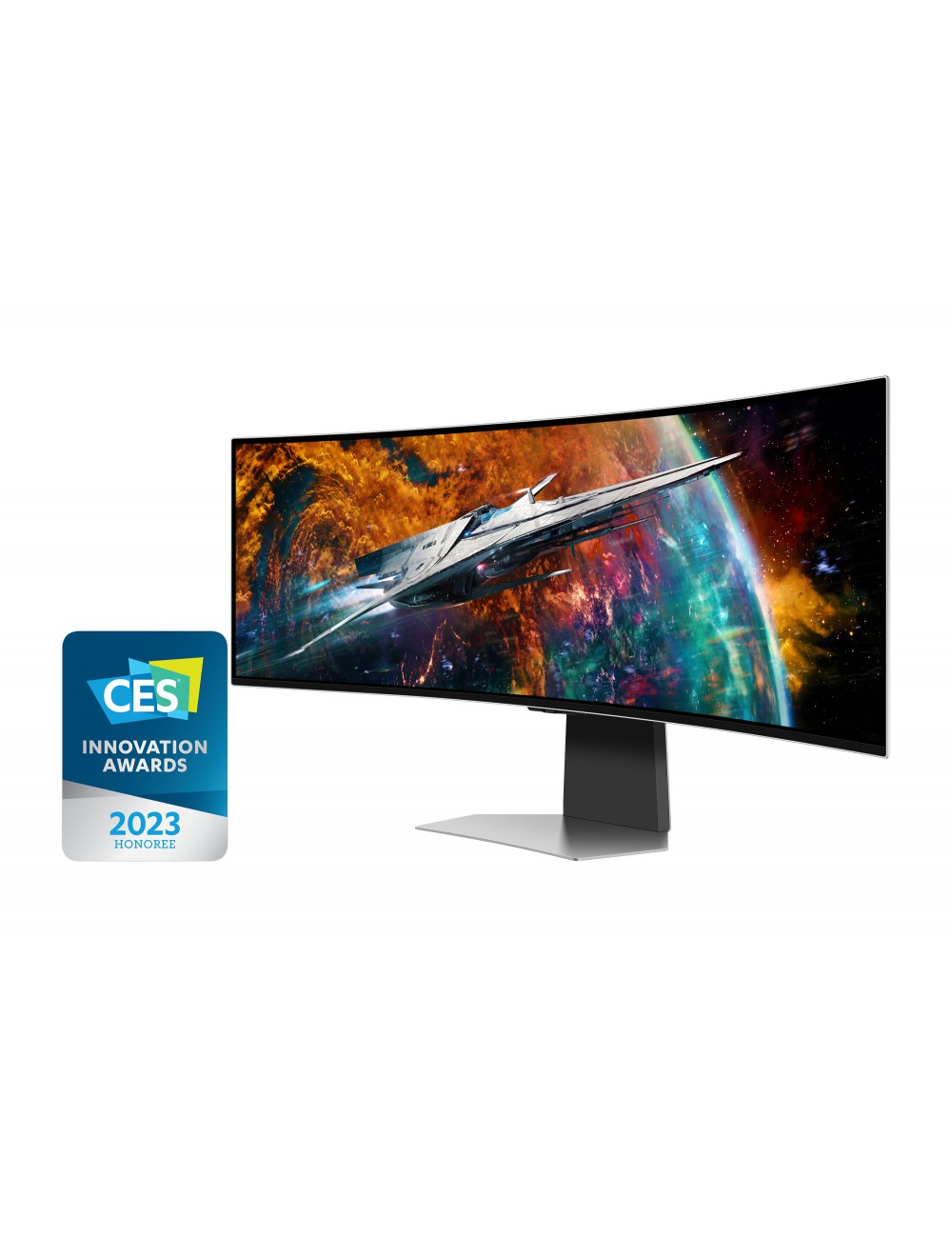 Samsung G95SC pantalla para PC 124,5 cm (49") 5120 x 1440 Pixeles OLED Plata