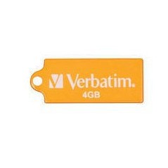Verbatim Micro USB Drive 4GB - Volcanic Orange lecteur USB flash 4 Go USB Type-A 2.0