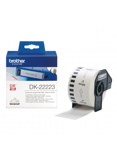 Brother DK-22223 etiqueta de impresora Blanco