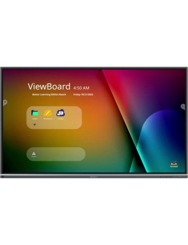 Viewsonic IFP7550-5F lavagna interattiva 190,5 cm (75") 3840 x 2160 Pixel Touch screen Nero HDMI