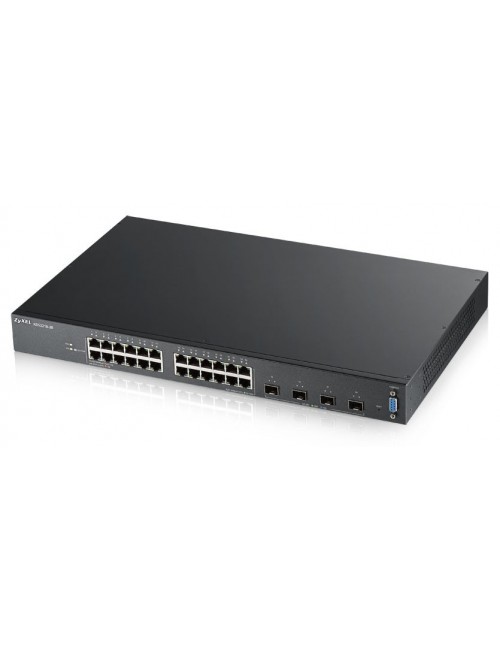 Zyxel XGS2210-28 Géré L2 Gigabit Ethernet (10 100 1000) 1U Noir