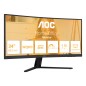 AOC B3 CU34B3E écran plat de PC 86,4 cm (34") 3440 x 1440 pixels Wide Quad HD LED Noir AOC B3 CU34B3E écran plat de PC 86,4 cm (34") 3440 x 1440 pixels Wide Quad HD LED Noir
